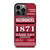 ARKANSAS RAZORBACKS 1871 iPhone 13 Pro Case Cover