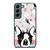BOSTON TERRIER DOG 3 Samsung Galaxy S22 Case Cover