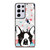 BOSTON TERRIER DOG 3 Samsung Galaxy S21 Ultra Case Cover