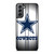DALLAS COWBOYS SILVER METAL Samsung Galaxy S21 Plus Case Cover