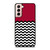 COLOR BLOCK DARK RED CHEVRON Samsung Galaxy S21 Case Cover COLOR BLOCK DARK RED CHEVRON Samsung Galaxy S21 Case Cover