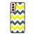 CHEVRON PATTERN YELLOW AND GREY Samsung Galaxy S21 Case Cover CHEVRON PATTERN YELLOW AND GREY Samsung Galaxy S21 Case Cover