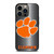 CLEMSON TIGERS METAL iPhone 13 Pro Case Cover
