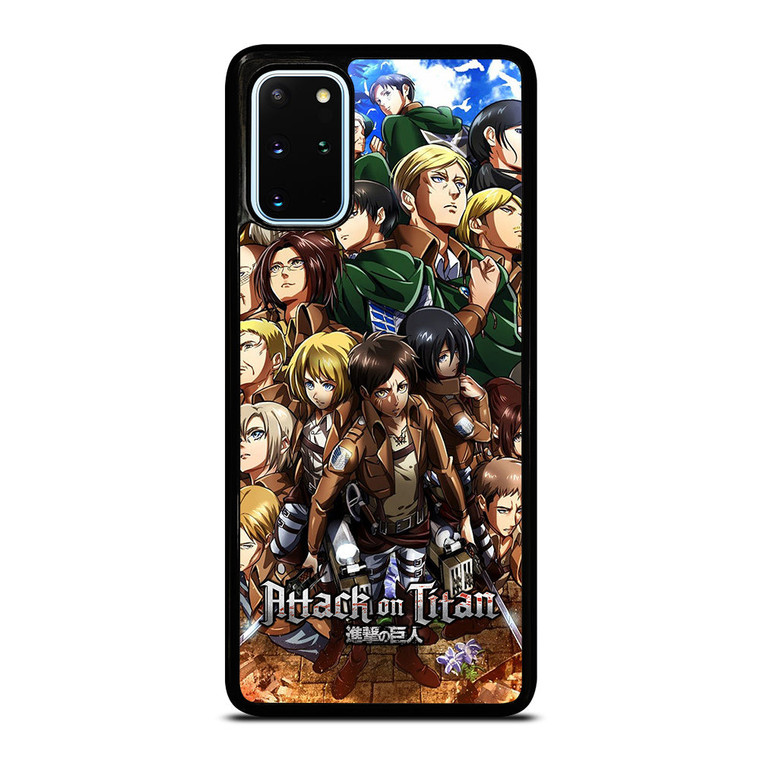 ATTACK ON TITAN CHARACTER Samsung Galaxy S20 Plus Case Cover