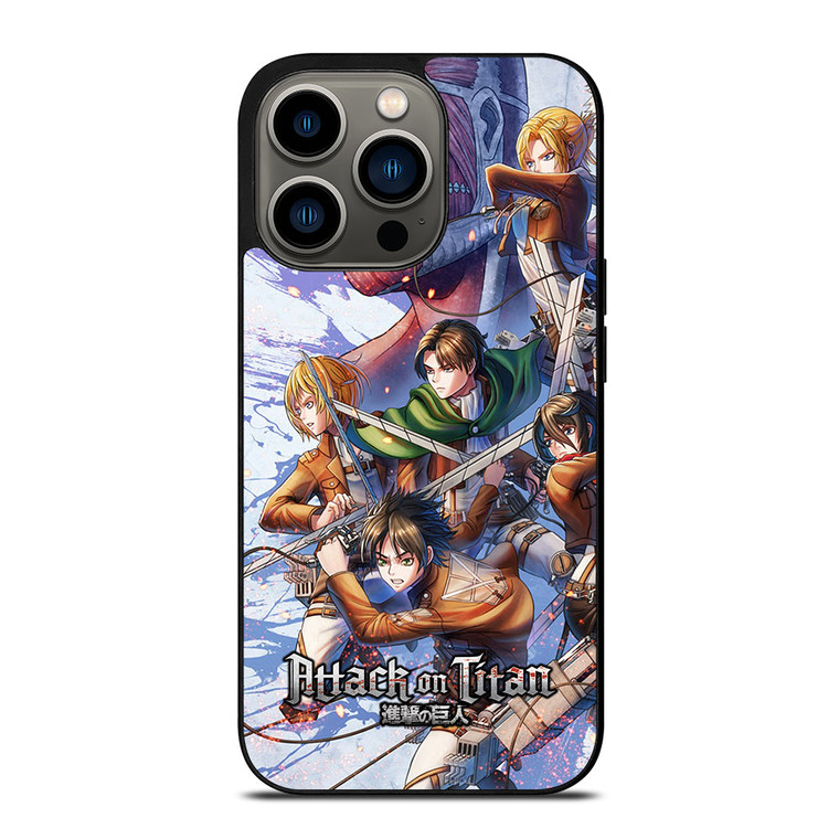 ATTACK ON TITAN CHARACTER 2 iPhone 13 Pro Case Cover