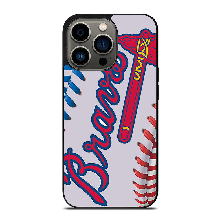 ATLANTA BRAVES BALL LOGO iPhone 13 Pro Case Cover