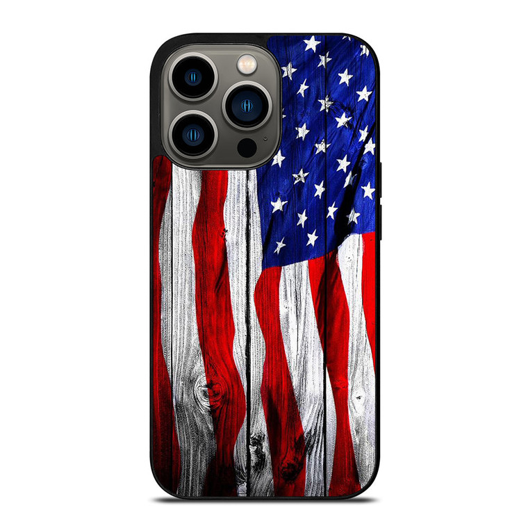 AMERICAN WOODEN iPhone 13 Pro Case Cover