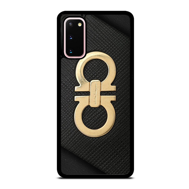 SALVATORE FERRAGAMO GOLD LOGO Samsung Galaxy S20 Case Cover