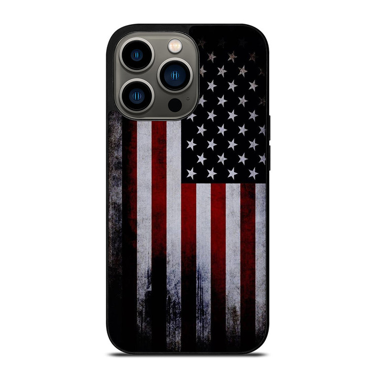 AMERICAN FLAG ART iPhone 13 Pro Case Cover