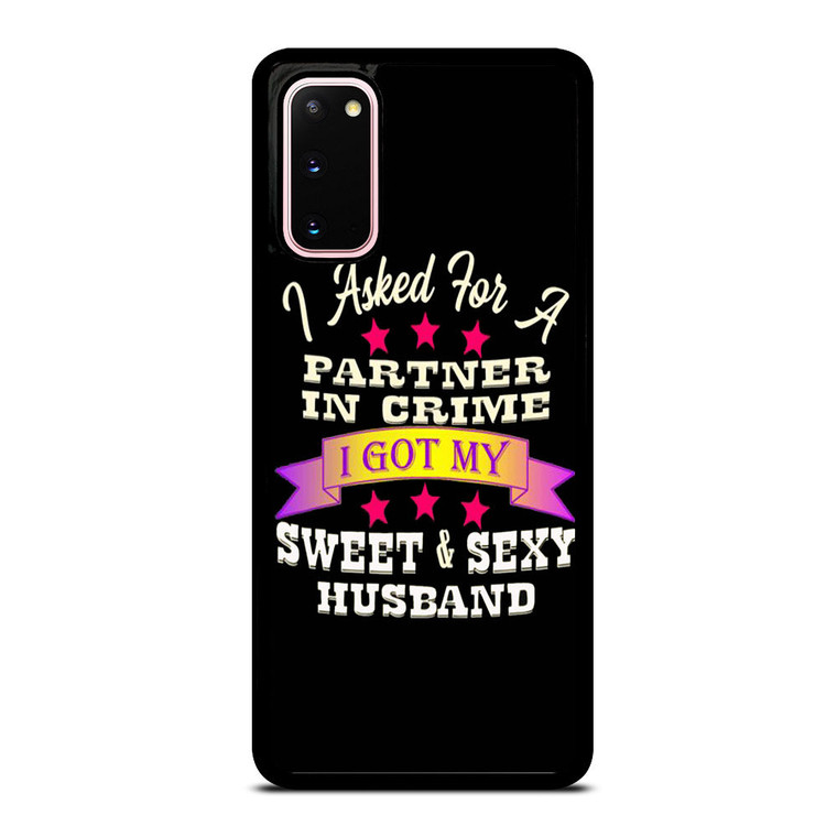 PARTNER IN CRIME HUSBAND Samsung Galaxy S20 Case Cover