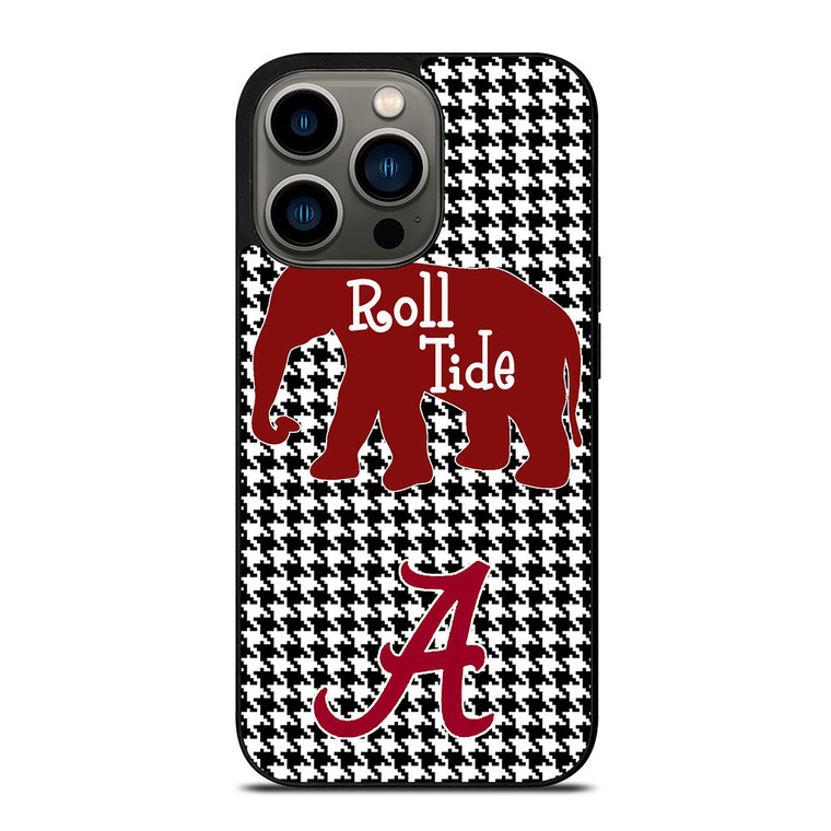 ALABAMA CRIMSON TIDE HOUNDSTOOTH iPhone 13 Pro Case Cover