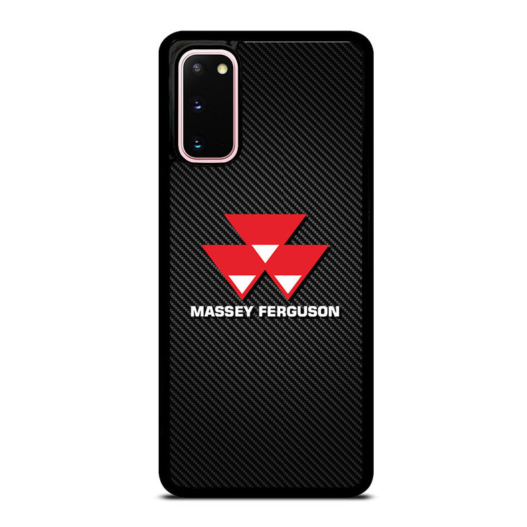 MASSEY FERGUSON TRACTOR LOGO CARBON Samsung Galaxy S20 Case Cover