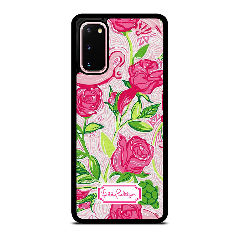 LILLY PULITZER PINK FLOWERS Samsung Galaxy S20 Case Cover