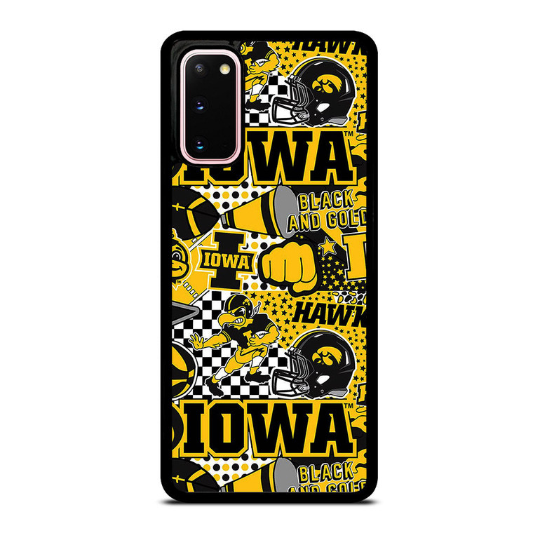 IOWA HAWKEYES COLLAGE Samsung Galaxy S20 Case Cover