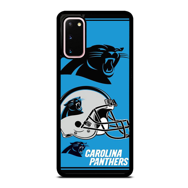 CAROLINA PANTHERS LOGO COLLAGE Samsung Galaxy S20 Case Cover