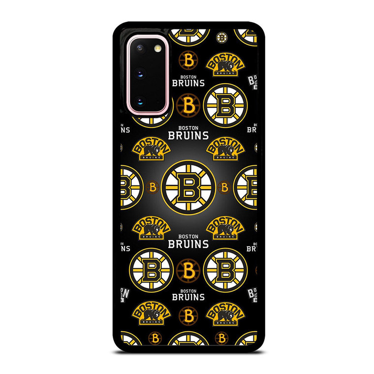 BOSTON BRUINS LOGO COLLAGE Samsung Galaxy S20 Case Cover