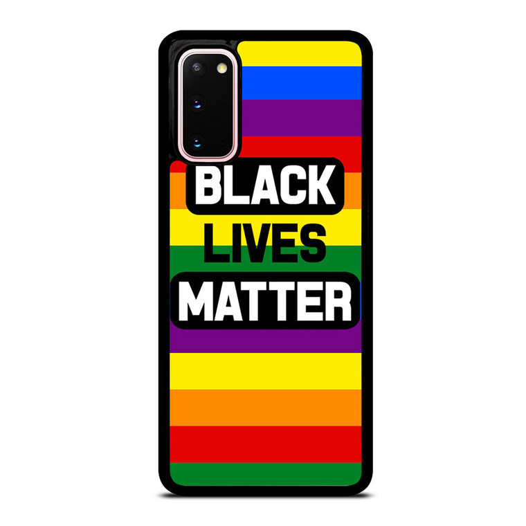 BLACK LIVES MATTER RAINBOW Samsung Galaxy S20 Case Cover