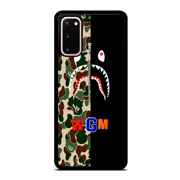 BAPE CAMO SHARK WGM Samsung Galaxy S20 Case Cover