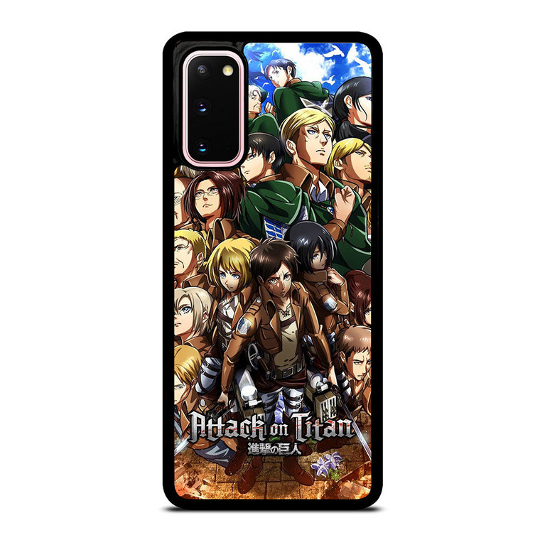 ATTACK ON TITAN CHARACTER Samsung Galaxy S20 Case Cover