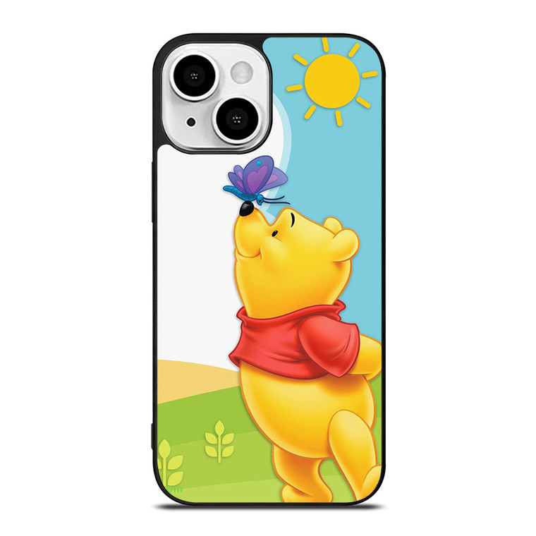 WINNIE THE POOH BUTTERFLY iPhone 13 Case Cover