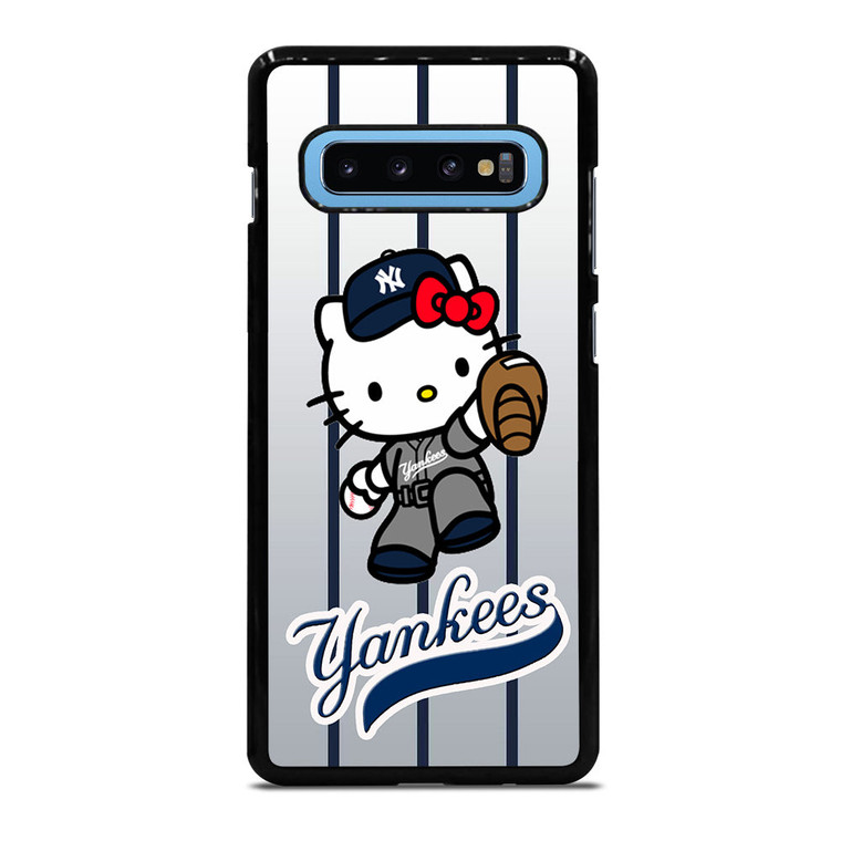 NEW YORK YANKEES HELLO KITTY 3 Samsung Galaxy S10 Plus Case Cover