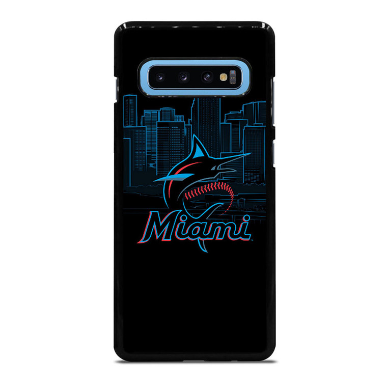 MIAMI MARLINS BLACK Samsung Galaxy S10 Plus Case Cover