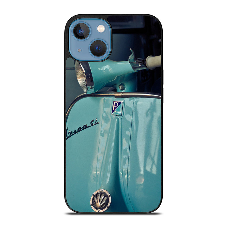 VESPA PIAGGIO BLUE iPhone 13 Case Cover