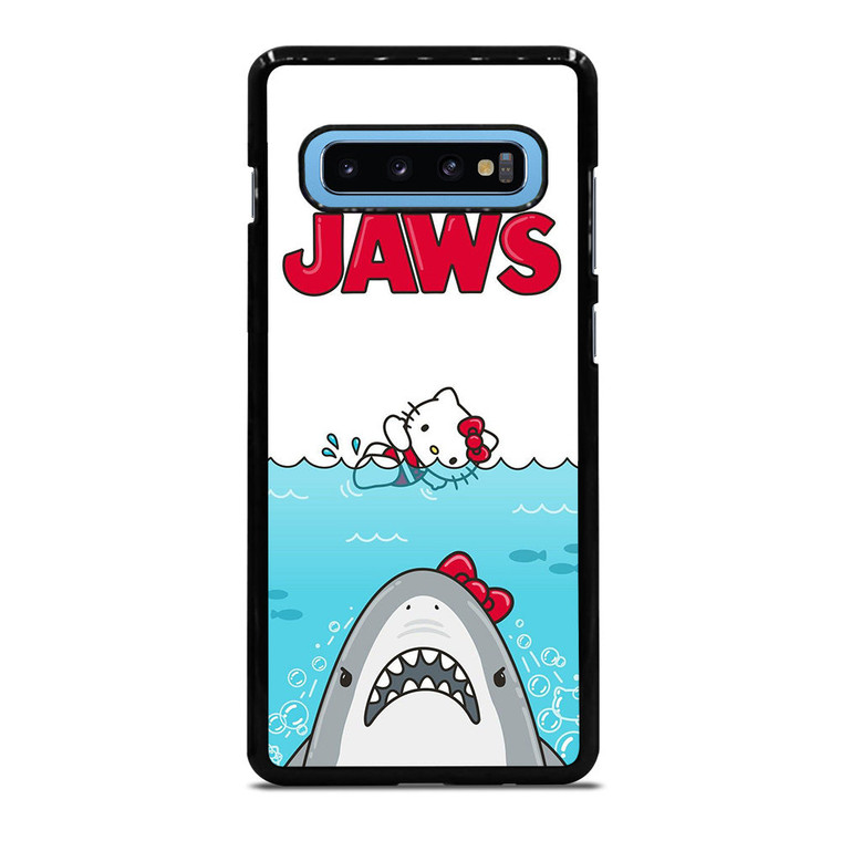 JAWS SHARK HELLO KITTY Samsung Galaxy S10 Plus Case Cover