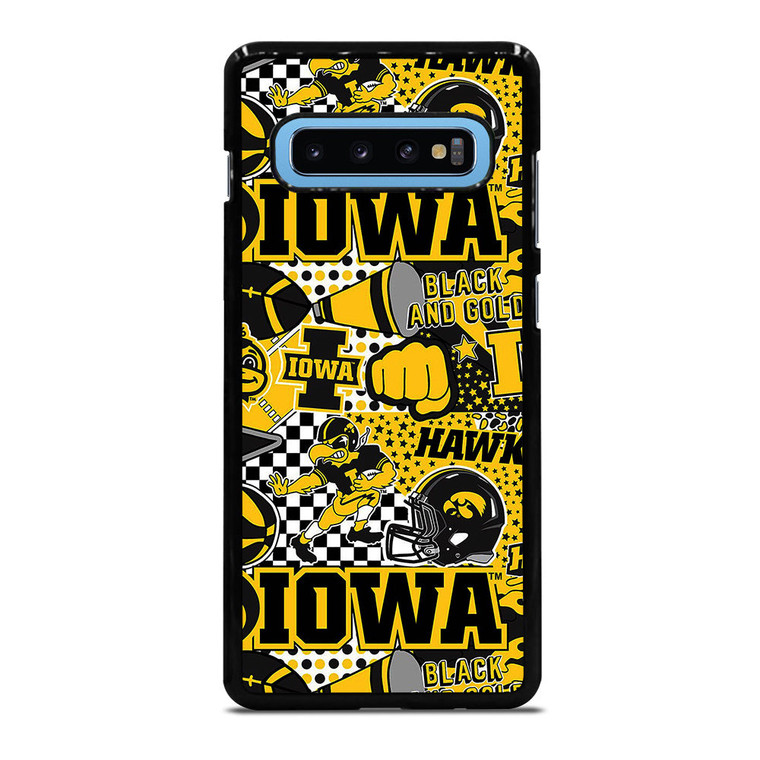 IOWA HAWKEYES COLLAGE Samsung Galaxy S10 Plus Case Cover