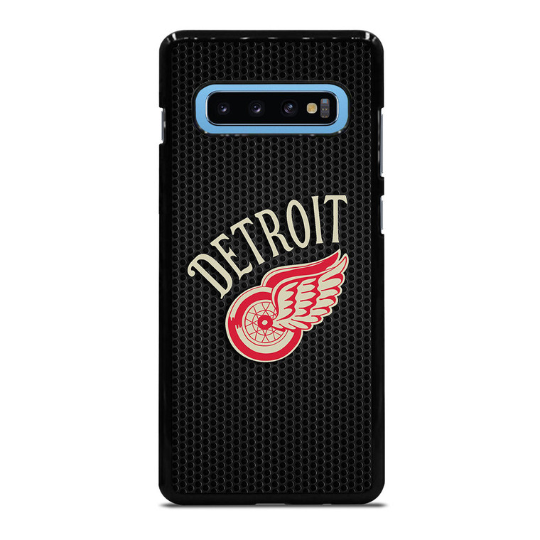 DETROIT RED WINGS METAL LOGO Samsung Galaxy S10 Plus Case Cover