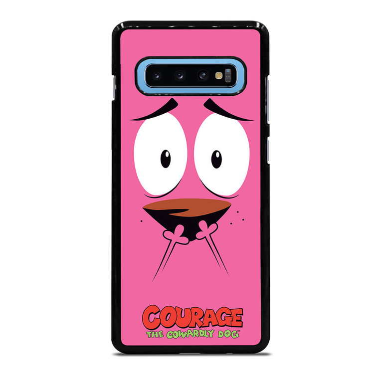 COURAGE THE COWARDLY DOG FACE Samsung Galaxy S10 Plus Case Cover