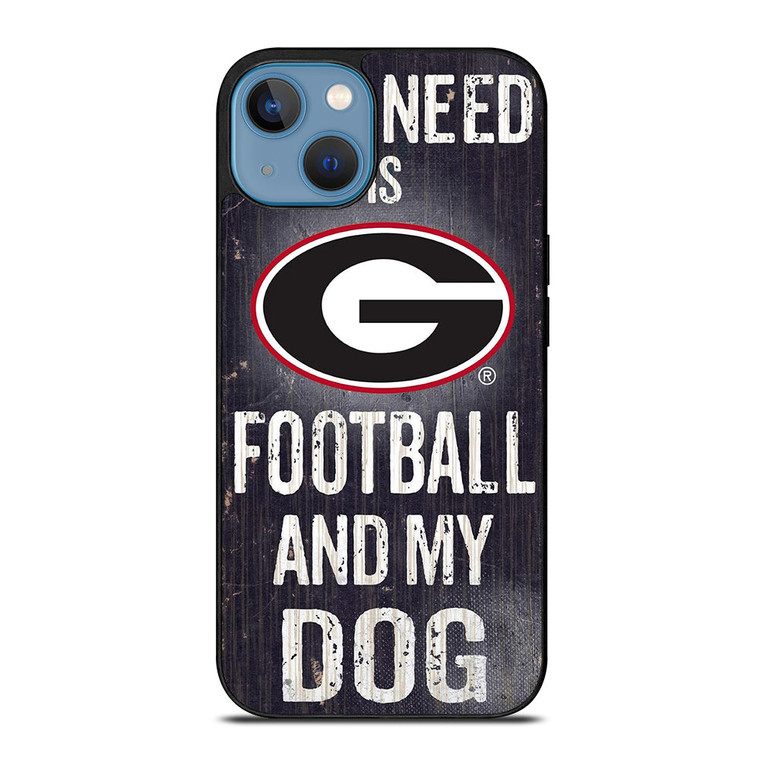UNIVERSITY GEORGIA BULLDOGS 5 iPhone 13 Case Cover