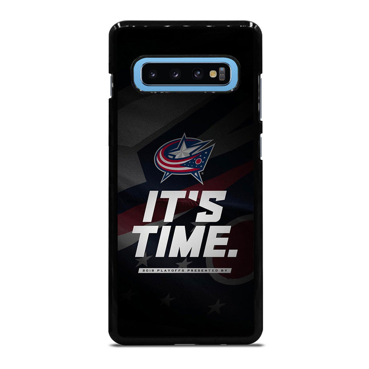 COLUMBUS BLUE JACKETS ITS TIME Samsung Galaxy S10 Plus Case Cover