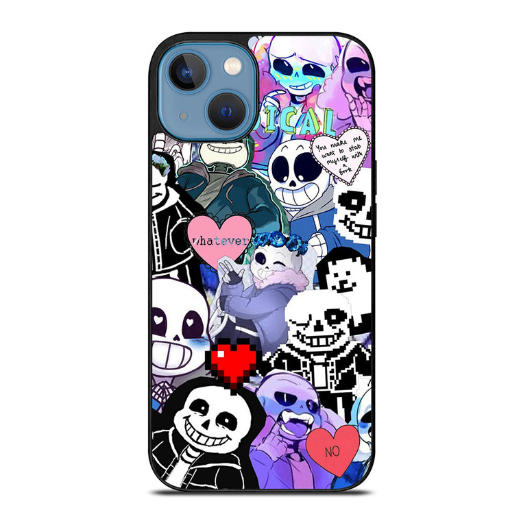 UNDERTALE SANS COLLAGE iPhone 13 Case Cover