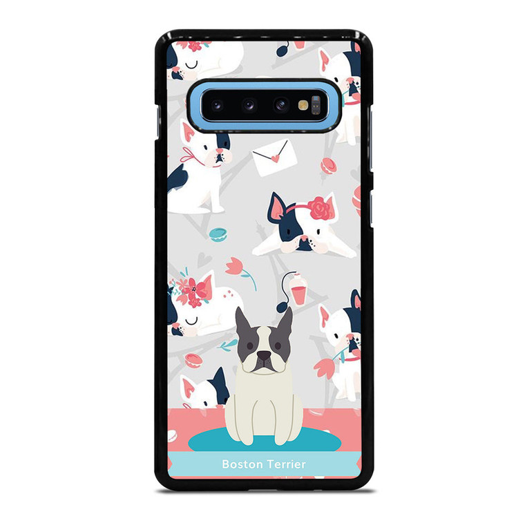 BOSTON TERRIER DOG 1 Samsung Galaxy S10 Plus Case Cover