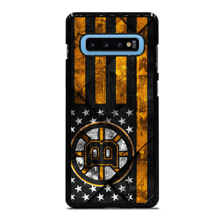 BOSTON BRUINS BLACK AND GOLD Samsung Galaxy S10 Plus Case Cover