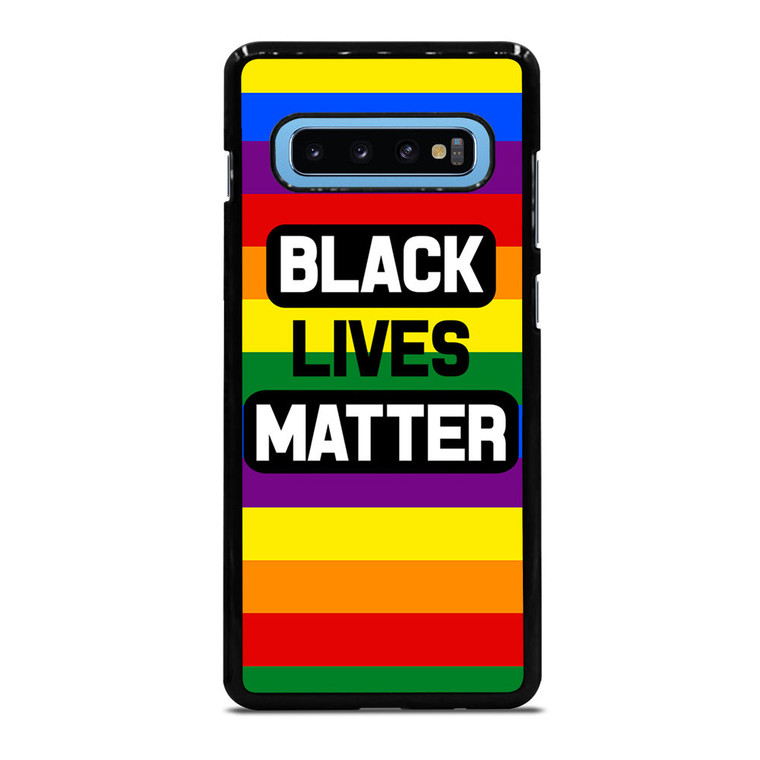 BLACK LIVES MATTER RAINBOW Samsung Galaxy S10 Plus Case Cover