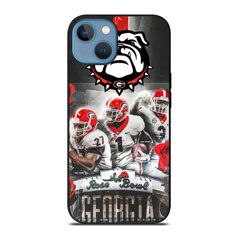 UGA GEORGIA BULLDOGS ROSE BOWL iPhone 13 Case Cover