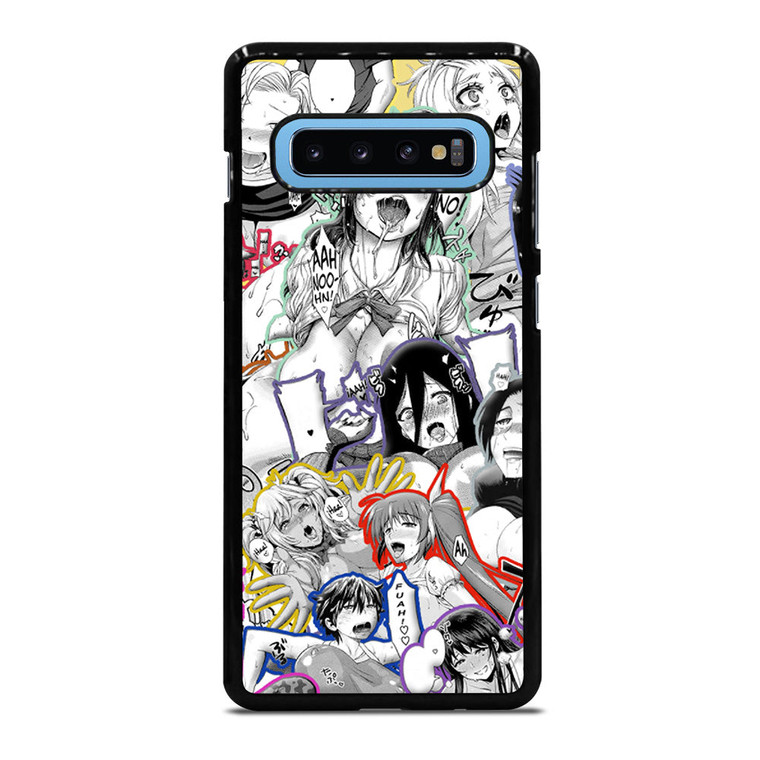 AHEGAO FACE ANIME 1 Samsung Galaxy S10 Plus Case Cover