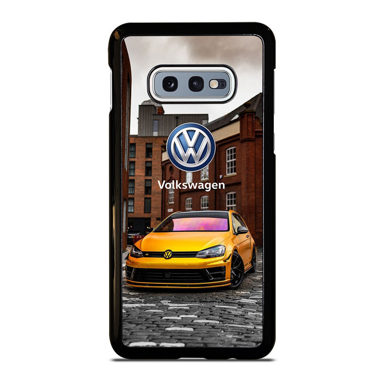 VW VOLKSWAGEN GTI CAR YEELOW Samsung Galaxy S10e Case Cover