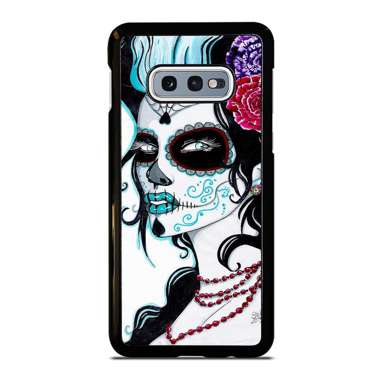 SUGAR SKULL LADY Samsung Galaxy S10e Case Cover
