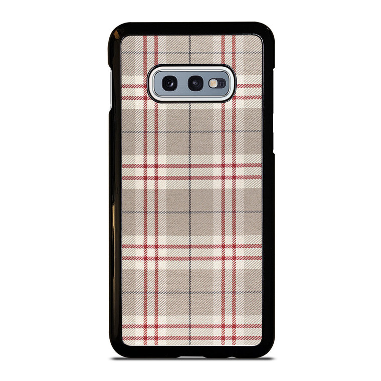 PLAID BROWN 2 Samsung Galaxy S10e Case Cover