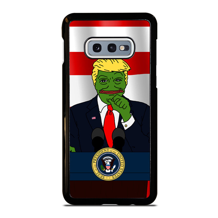 PEPE THE SMUG FROG DONALD TRUMP Samsung Galaxy S10e Case Cover
