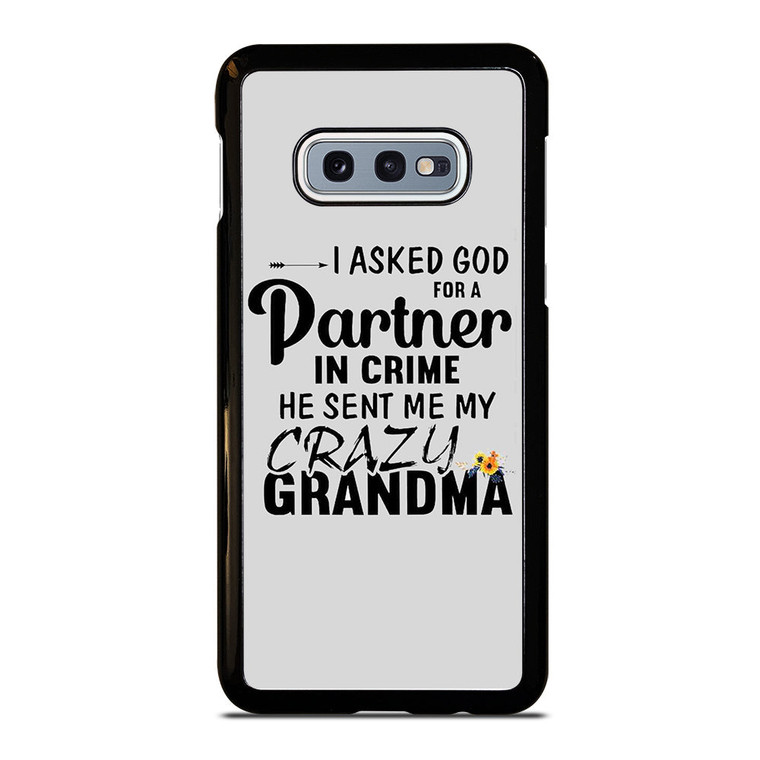 PARTNER IN CRIME GRANDMA 1 Samsung Galaxy S10e Case Cover