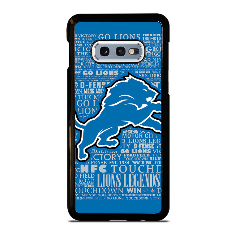 DETROIT LIONS QUOTE Samsung Galaxy S10e Case Cover