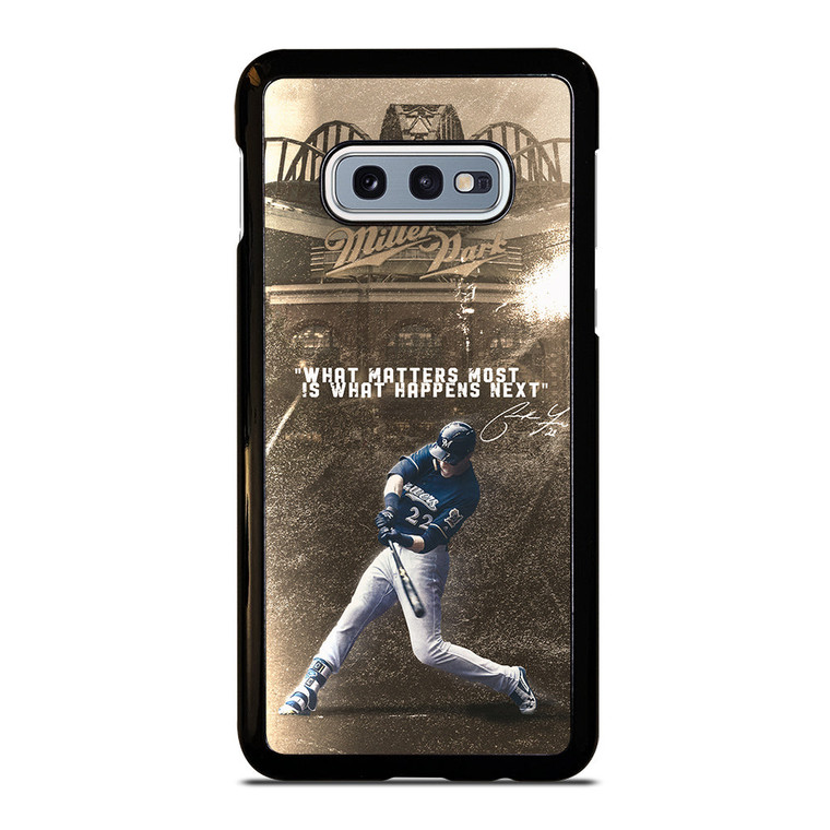 CHRISTIAN YELICH MILWAUKEE BREWERS QUOTE Samsung Galaxy S10e Case Cover