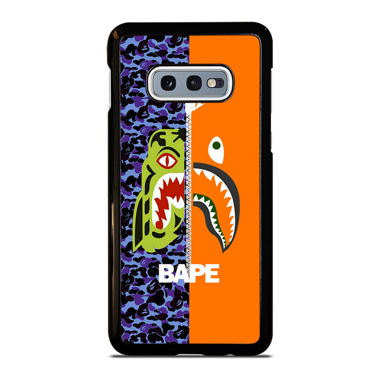 BAPE CAMO SHARK ZIPPER Samsung Galaxy S10e Case Cover