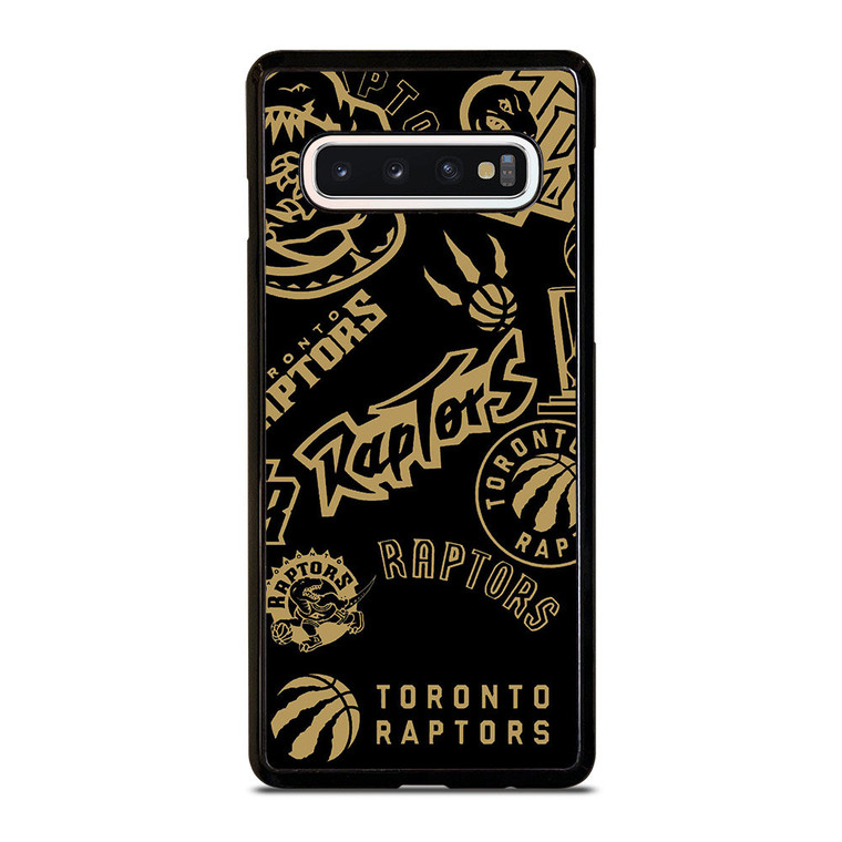 TORONTO RAPTORS LOGO COLLAGE Samsung Galaxy S10 Case Cover