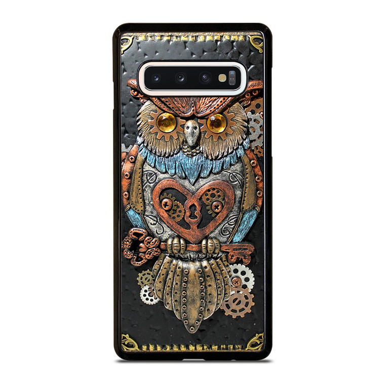 OWL STEAMPUNK BOOK Samsung Galaxy S10 Case Cover