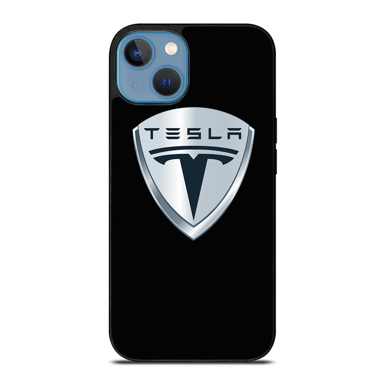 TESLA BLACK LOGO iPhone 13 Case Cover